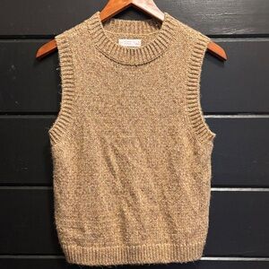 LC Lauren Conrad Woman’s Brown Crewneck Sweater Vest